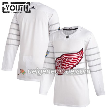 Kinder Detroit Red Wings Trikot Blank Weiß Adidas 2020 NHL All-Star Authentic